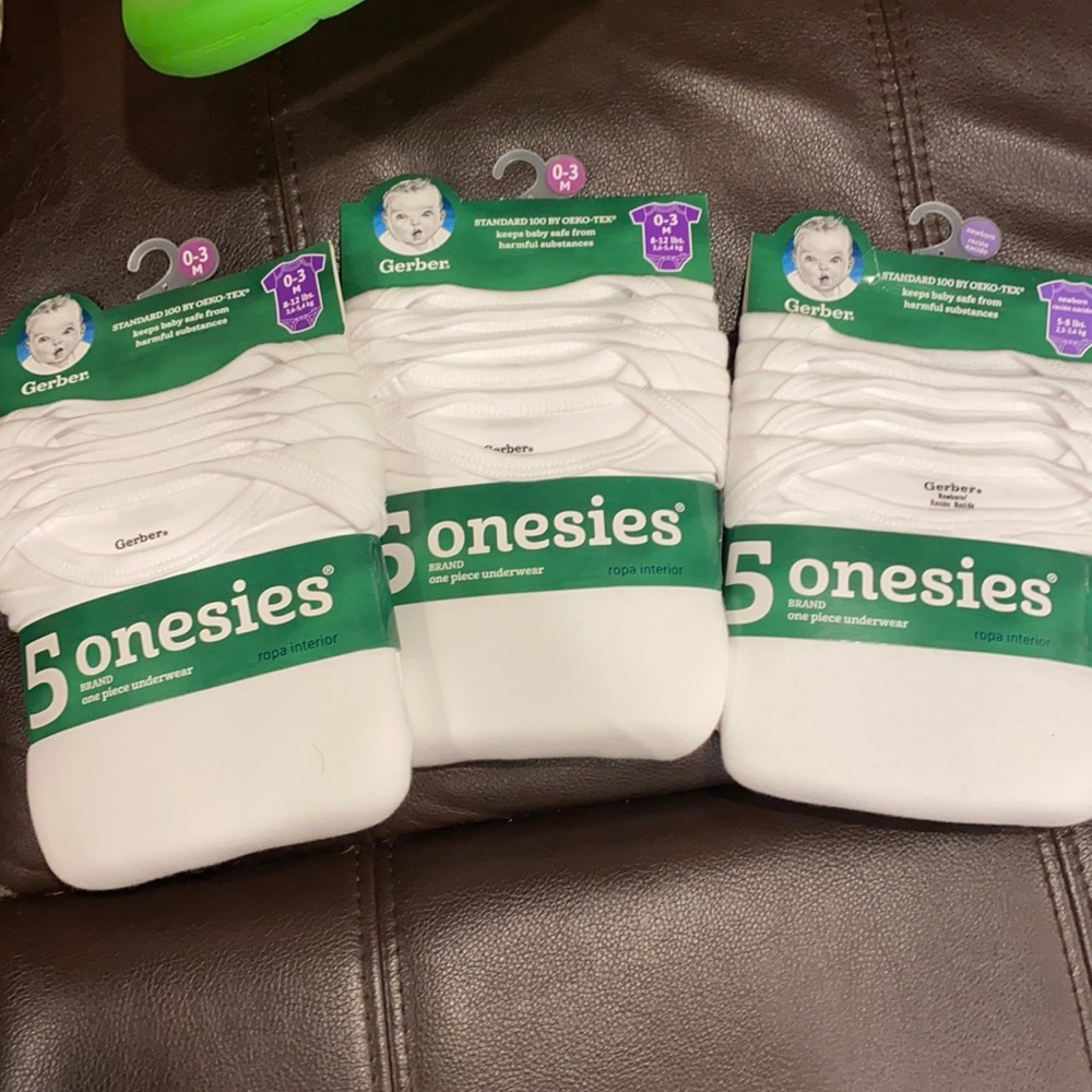 Gerber onesies